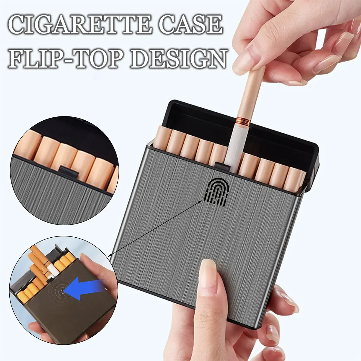 Large Capacity Cigarette Case  - Smoking & Vaping Accessories recension och pris