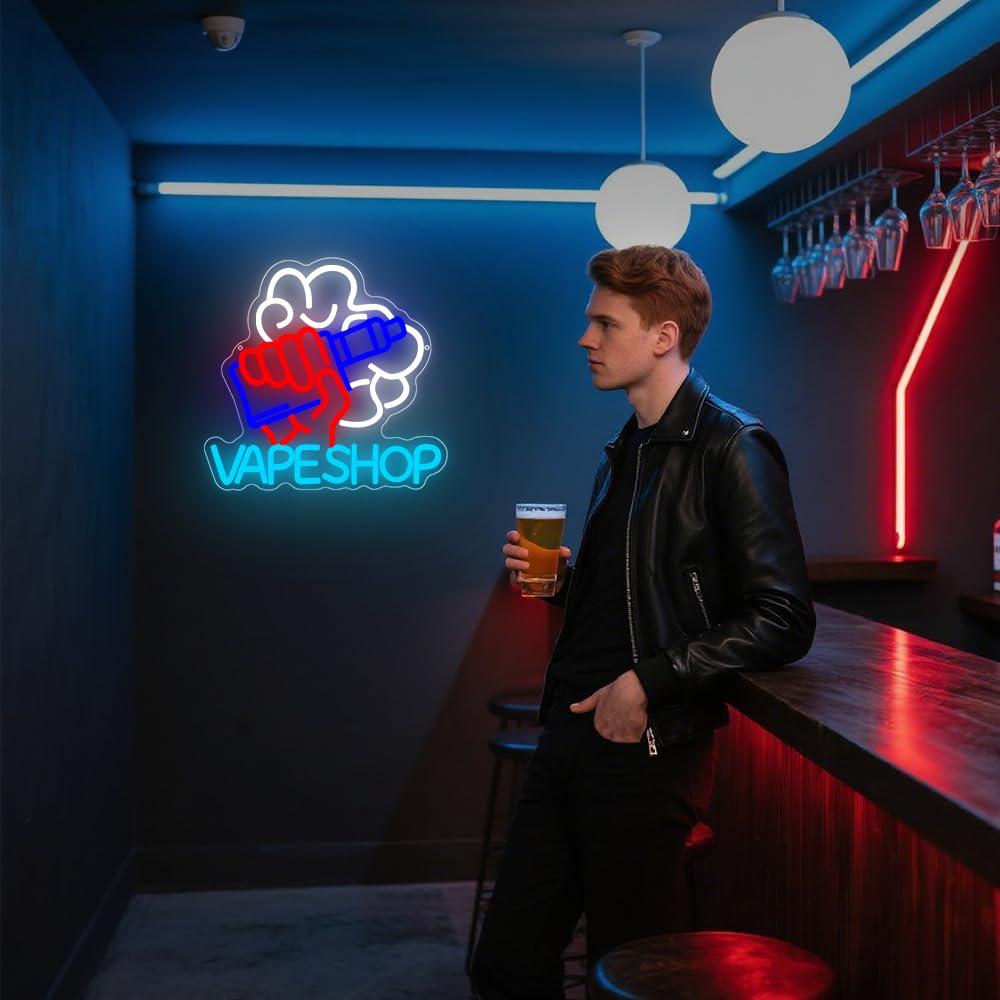 Vape Shop Neon Sign Electronic - Vaping Store recension och pris