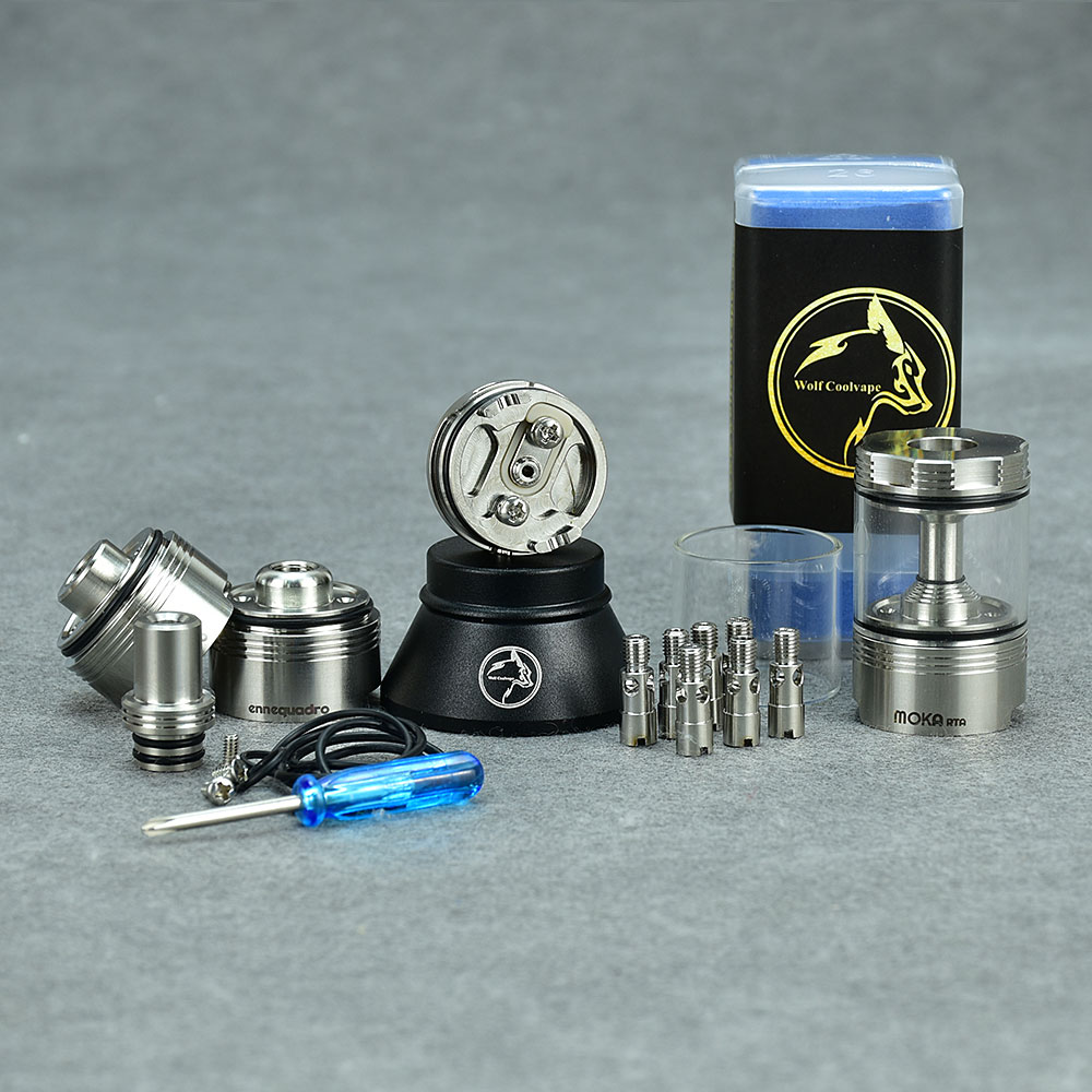 Wolfcoolvape Moka mtl RTA Rebu - Vaping Air recension och pris