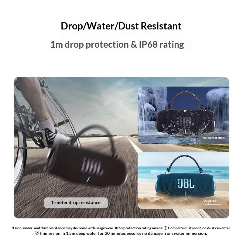 JBL CHARGE6 IP68 Dustproof Wat - Anker Speaker Soundcore Boom 2 recension och pris