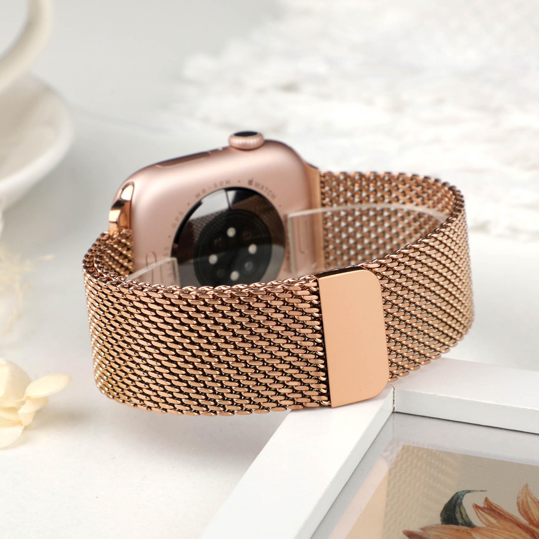 Thick Metal Strap for Apple Wa - Mesh Coil Strip recension och pris