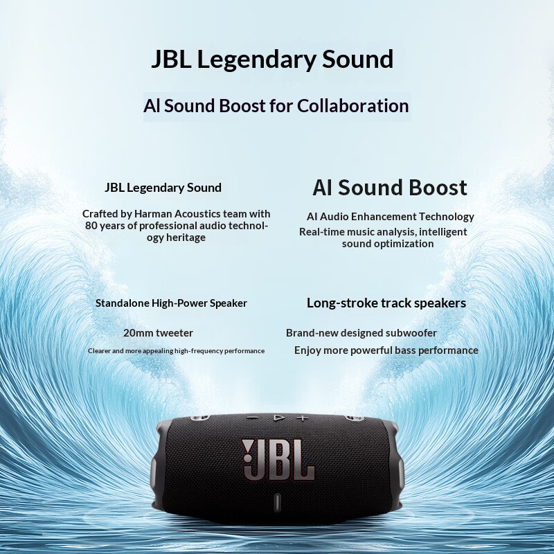JBL CHARGE6 Water wading Scene - Anker Speaker Soundcore Boom 2 recension och pris